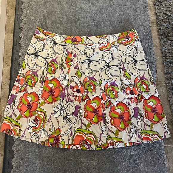 Lane Bryant floral skirt - Picture 1 of 7